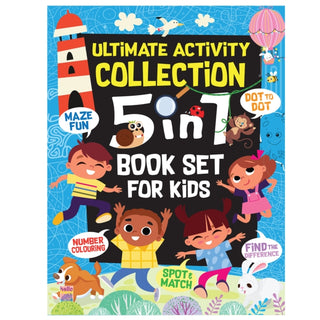 Cover image for 9789365154382 - 5-In-1 Ultimate My First Early Learning Educational Colouring Picture Activity Books For Kids, Children And Toddlers - Ages 3+ Years (Pack Of 5)