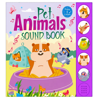 Cover image for 9789365154719 - Pet Animals Sound Book