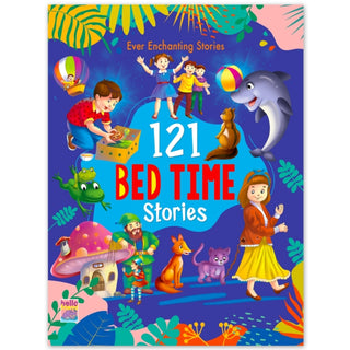 Cover image for 9789365155099 - 121 Bedtime Traditional Stories - Illustrated Story Books For Kids And Childrens - Short Stories With Colourful Pictures In English