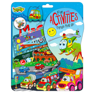 Cover image for 9789365156768 - Fun With Activities Things That Go