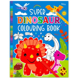 Cover image for 9789365157376 - Super Dinosaur Colouring Book