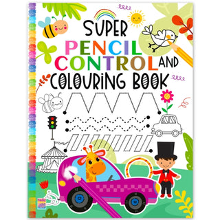 Cover image for 9789365157673 - Super Pencil Control And Colouring Book