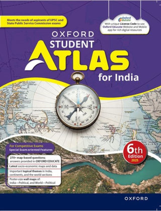 Cover image for 9789367250501 - Oxford Student Atlas for India