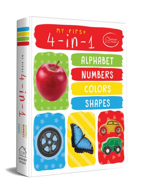 Cover image for 9789387779563 - My First 4 In 1 Alphabet Numbers Colours Shapes