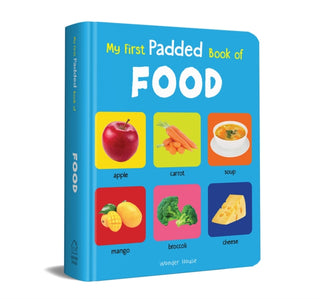 Cover image for 9789388144186 - My First Padded Book of Food: Early Learning Padded Board Books for Children