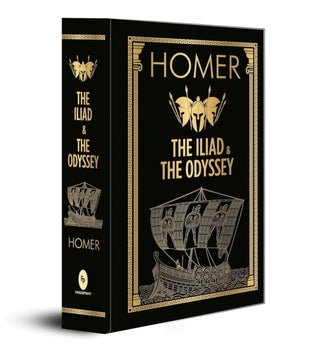 Cover image for 9789388144292 - HOMER: The Iliad & the Odyssey (Deluxe Hardbound Edition)