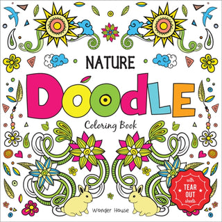 Cover image for 9789388810562 - Nature Doodle Coloring Book