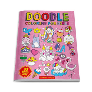 Supplemental image for 9789389432695 - Doodle Coloring for Girls