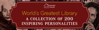 Cover image for 9789390093960 - World's Greatest Library : A Collection of 200 Inspiring Personalities (Box Set of 8 Biographies)