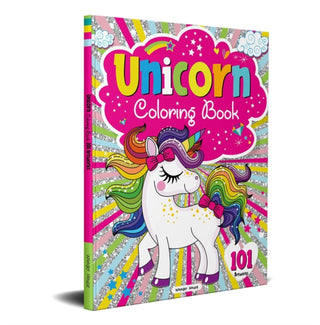 Supplemental image for 9789390183548 - Unicorn Colouring Book