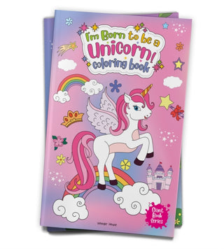 Cover image for 9789390183586 - I Am Born To Be A Unicorn Coloring book