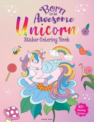 Cover image for 9789390183623 - Born To Be Awesome Unicorn