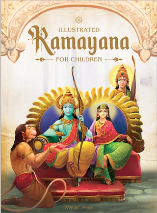 Cover image for 9789390391592 - Illustrated Ramayana For Children : Immortal Epic of India
