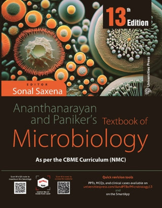 Cover image for 9789393330659 - Ananthanarayan And Panikers Textbook Of Microbiology