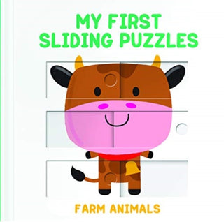 Cover image for 9789463605304 - My First Sliding Puzzles Farm Animals