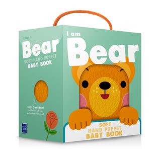 Cover image for 9789465056050 - Bear (Soft Hand Puppet Baby Book)
