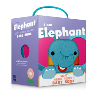 Cover image for 9789465056067 - Elephant (Soft Hand Puppet Baby Book)