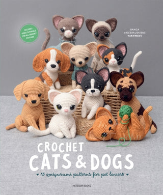 Cover image for 9789491643576 - Crochet Cats & Dogs