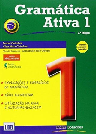 Cover image for 9789727579310 - Gramatica Ativa 1 - Brazilian Portuguese course - with audio download