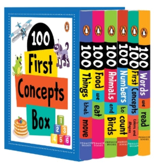 Cover image for 9789815144239 - My First 100 Concept Board Book (6 Books Boxset)