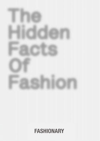 Cover image for 9789887711087 - The Hidden Facts of Fashion