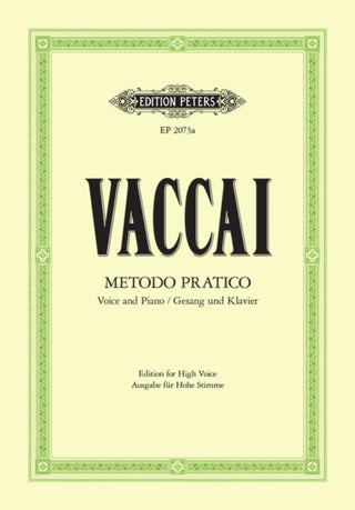 Cover image for 9790014009281 - Practical Method (High Voice and Piano)