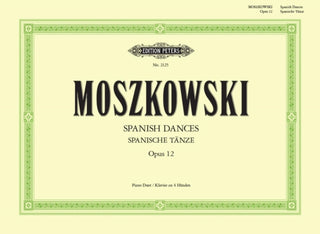 Cover image for 9790014009496 - Spanish Dances Op. 12 for Piano Duet