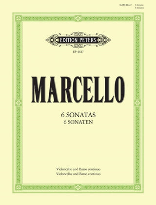 Cover image for 9790014030773 - 6 Sonatas for Cello and Continuo