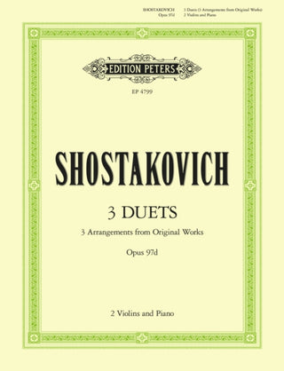 Cover image for 9790014031794 - 3 Duets