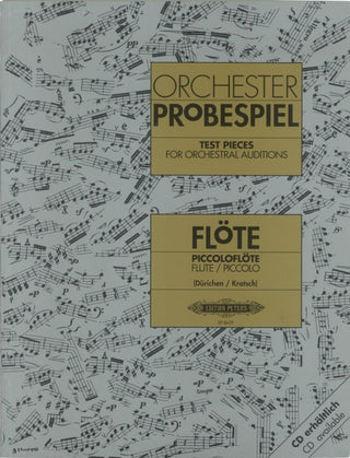 Cover image for 9790014069872 - Test Pieces for Orchestral Auditions (Flute and Piccolo)