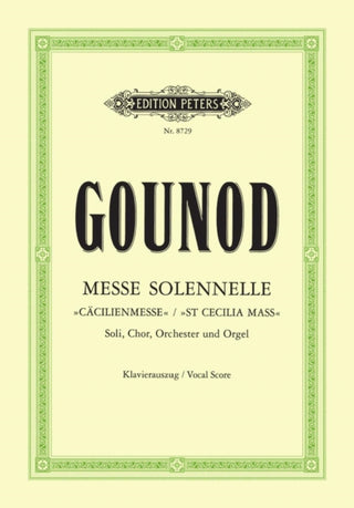 Supplemental image for 9790014070779 - Messe solennelle "St Cecilia Mass" (Vocal Score)