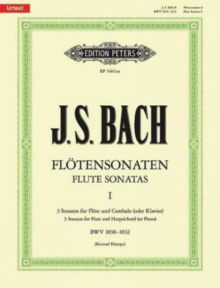 Cover image for 9790014105440 - Flute Sonatas, Vol. 1: BWV 1030-1032