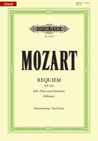 Cover image for 9790014107864 - Requiem in D minor K626 (Vocal Score)