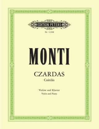 Supplemental image for 9790014109134 - Czardas (for Violin and Piano)