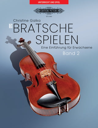 Cover image for 9790014124632 - Bratsche spielen. Eine Einfuhrung fur Erwachsene. Band 2