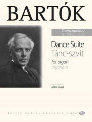 Cover image for 9790080201046 - Bartok  Dance Suite for Organ