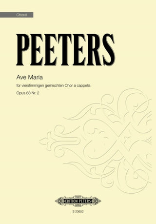 Cover image for 9790203106357 - Ave Maria, Op. 63 No. 2