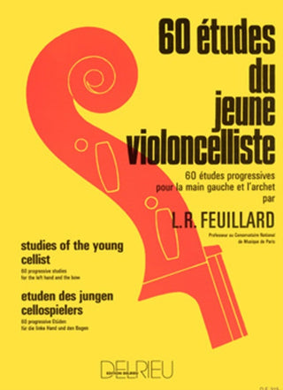 Cover image for 9790231705416 - 60 TUDES DU JEUNE VIOLONCELLISTE