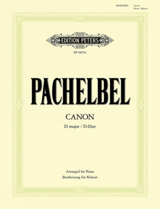 Cover image for 9790300761459 - Canon in D major