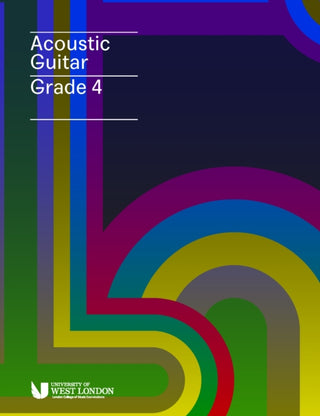 Cover image for 9790570121892 - London College of Music Acoustic Guitar Handbook Grade 4 from 2019