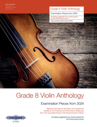 Cover image for 9790577024042 - Grade 8 Violin Anthology from 2024