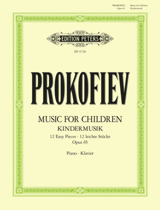 Cover image for 9790577024271 - Music for Children: 12 Easy Pieces Op. 65 (Musik fur Kinder)
