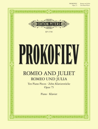 Cover image for 9790577024288 - Romeo and Juliet: Ten Piano Pieces Op. 75