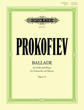 Cover image for 9790577024325 - Ballade for Cello and Piano Op. 15