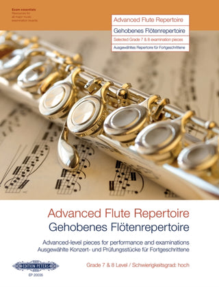 Cover image for 9790577025773 - Advanced Flute Repertoire