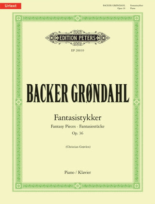 Cover image for 9790577025834 - Fantasistykker (Fantasy Pieces) Op. 36