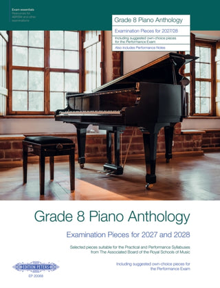 Cover image for 9790577026855 - Grade 8 Piano Anthology 2027/28