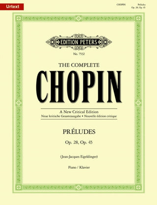 Cover image for 9790577084688 - The Complete Chopin: Preludes for Piano