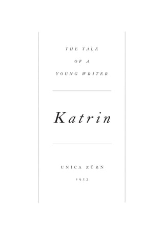 Cover image for 9791298505100 - Katrin: The Tale of a Young Writer