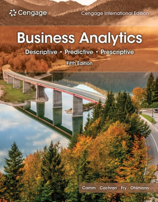 Supplemental image for 9798214050294 - Business Analytics, Cengage International Edition
